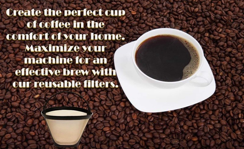 New Reusable #4 Cone Coffee Filter for Cuisinart Makers Premium Filters Direct gallery