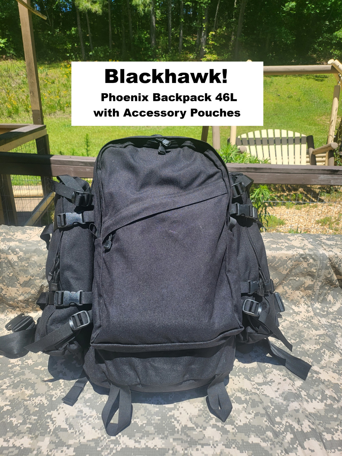 Blackhawk! Old Gen Phoenix Backpack 46L with Assault Pack Accessory Pouches