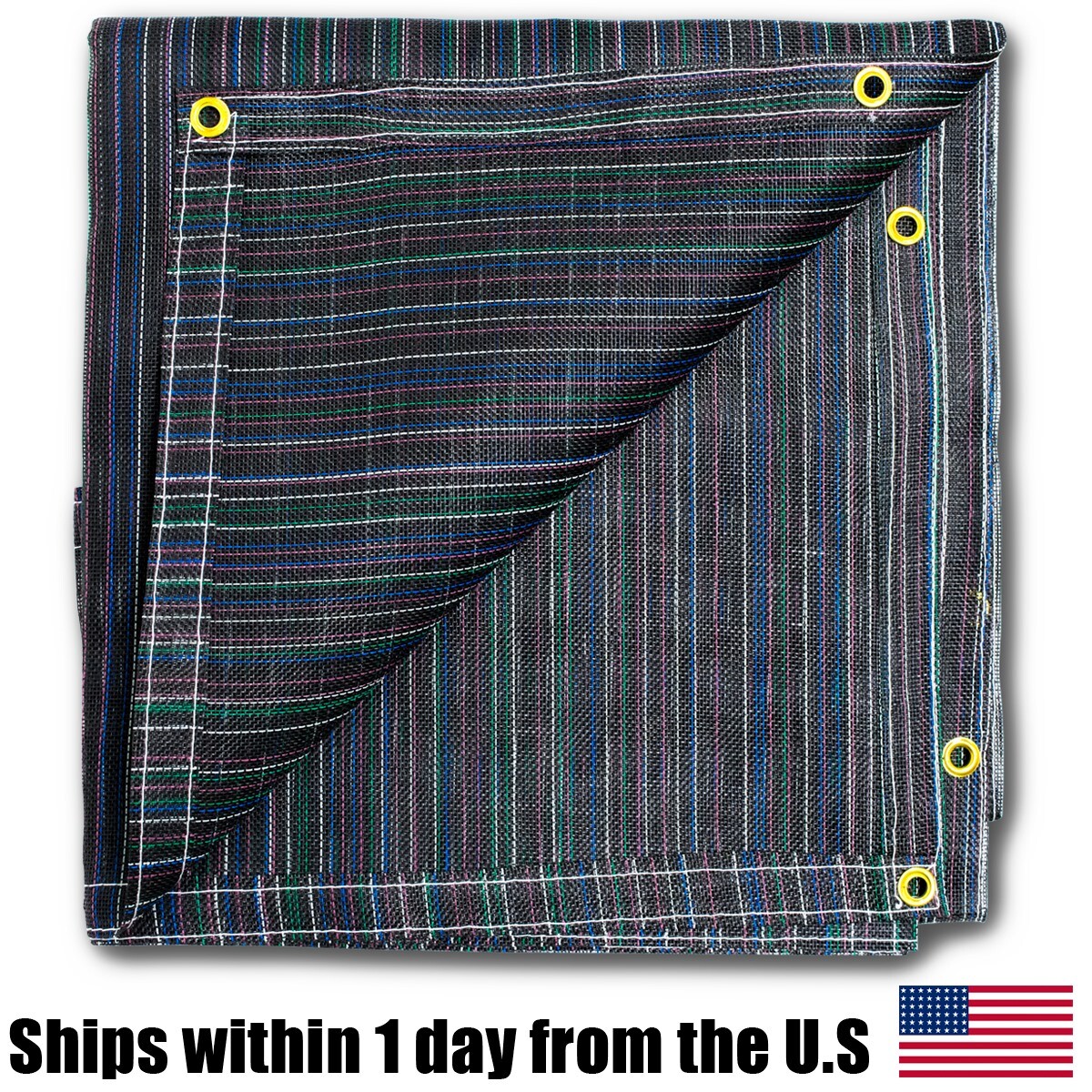 10x12 Vinyl Coated Multi-Color Mesh for Tarp Dump Truck Cover Landscape Trailers gallery
