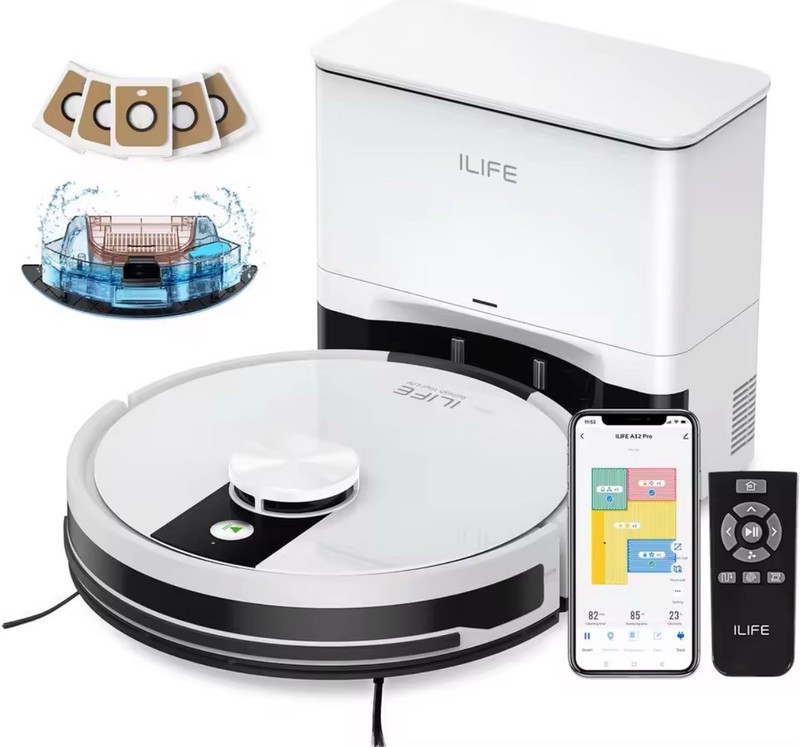 Self Empty Robot Vacuum Mop LiDAR Smart Mapping WiFi App Alexa Cleaner gallery