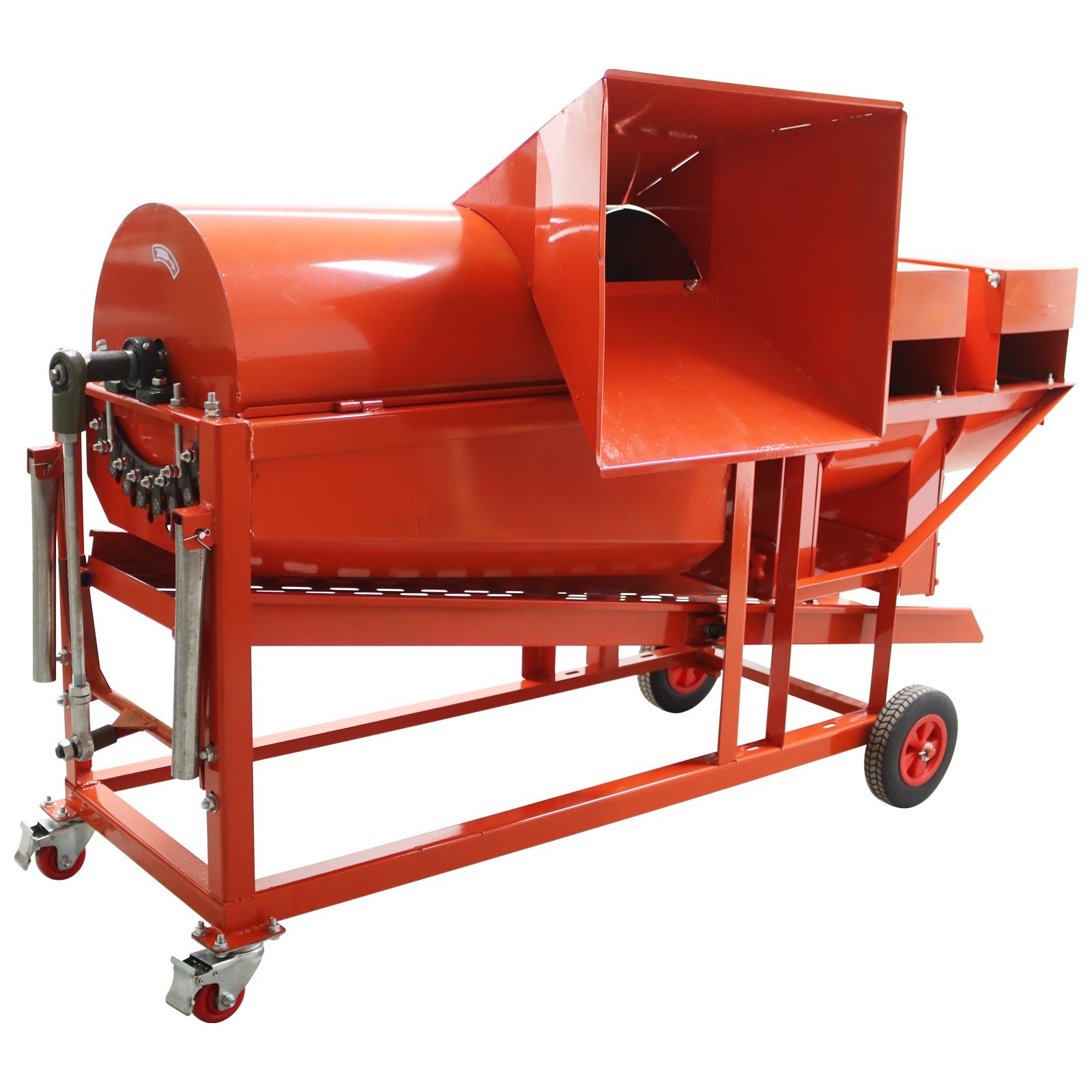  ﻿ 220V Automatic Chestnut Spiny Husk Peeler Sheller 800-1000kg/h w/ Double Fan gallery
