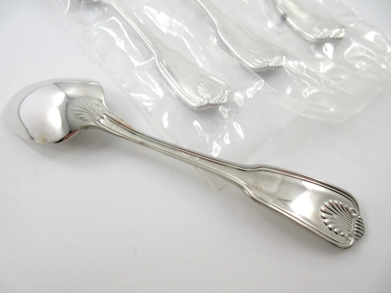 Towle BOSTON SHELL 4 Teaspoons Silverplate Flatware gallery