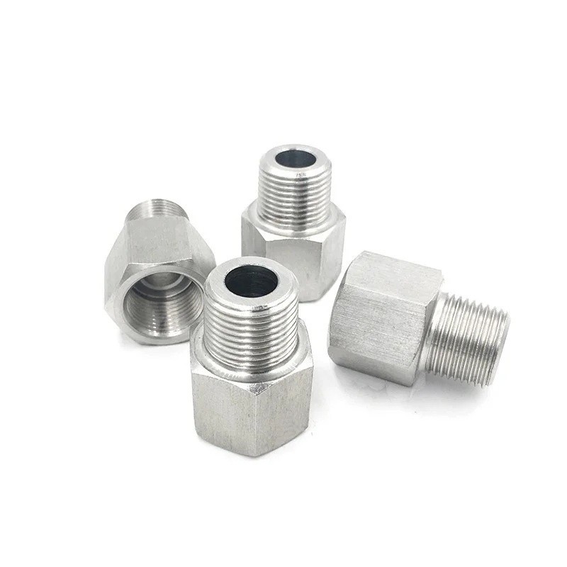 Connector Coupler Stainless G Thread BSPP Male Female Pipe Fitting Gauge Adapter gallery