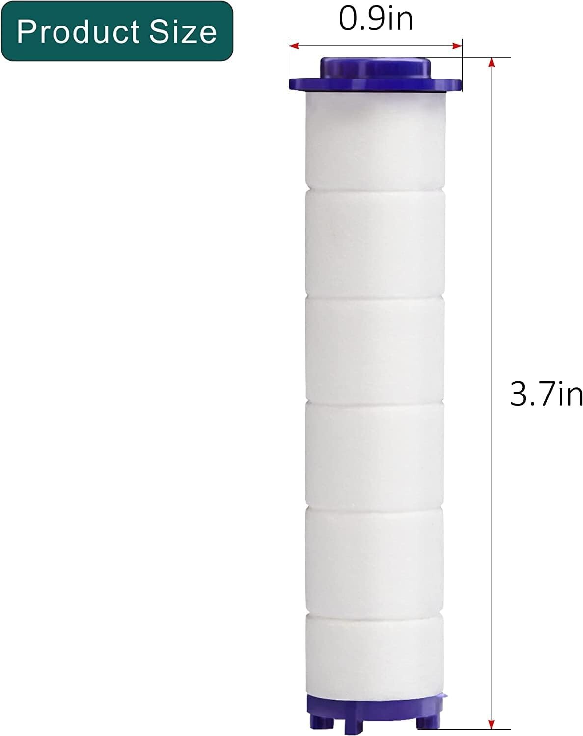 12 Pieces Hydro Jet Shower Head Filter, High Pressure Handheld Vortex Turbo Fan gallery
