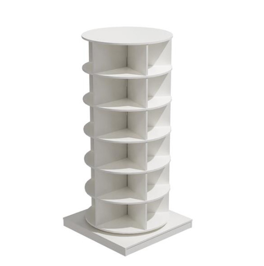 360 Rotating Shoe Cabinet 6 Floors,Very easy to assemble, easy to clean gallery
