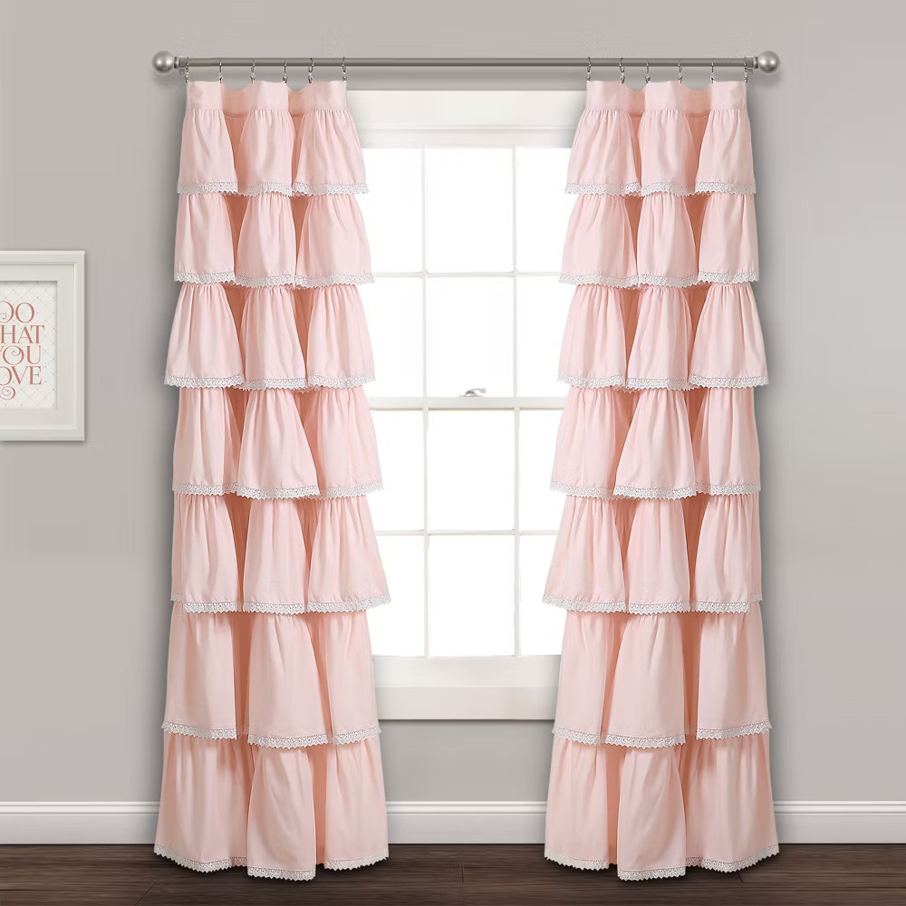 Ruffle Window Kids' Curtain Panel - Lush Décor gallery