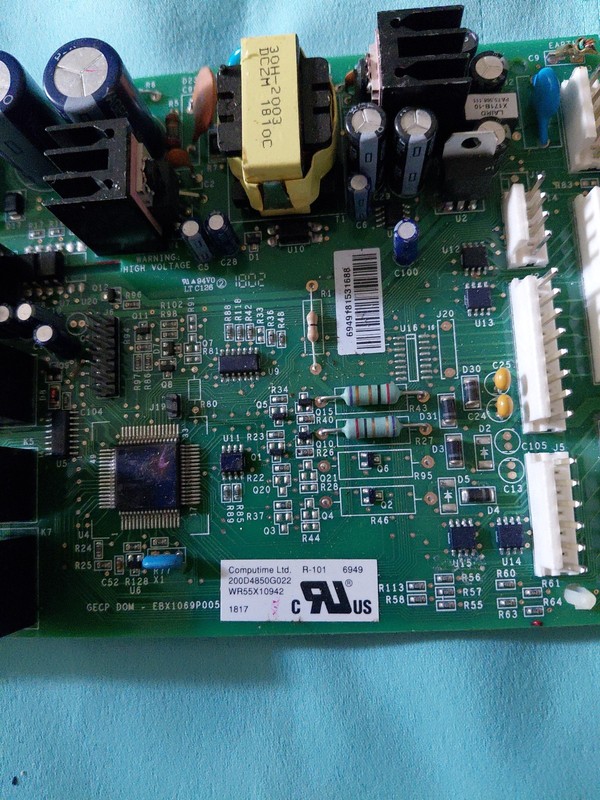 200D4850G022 GE OEM Refrigerator Main Control Board Replacement — WR55X10942C PS gallery