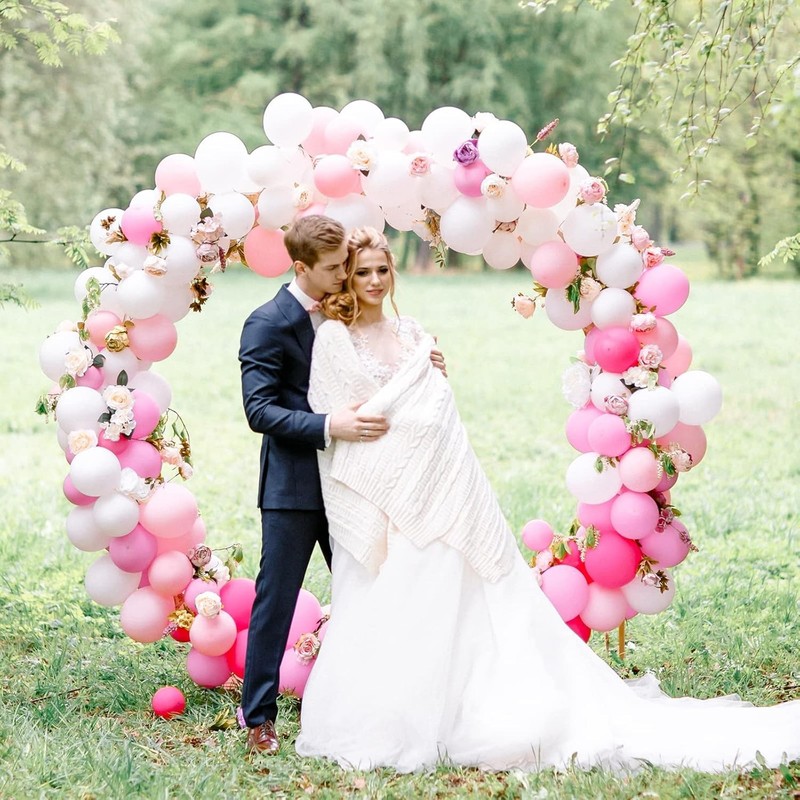 129pcs White Balloons Different Sizes 18 12 10 5 Inch for Garland Arch, Latex... gallery