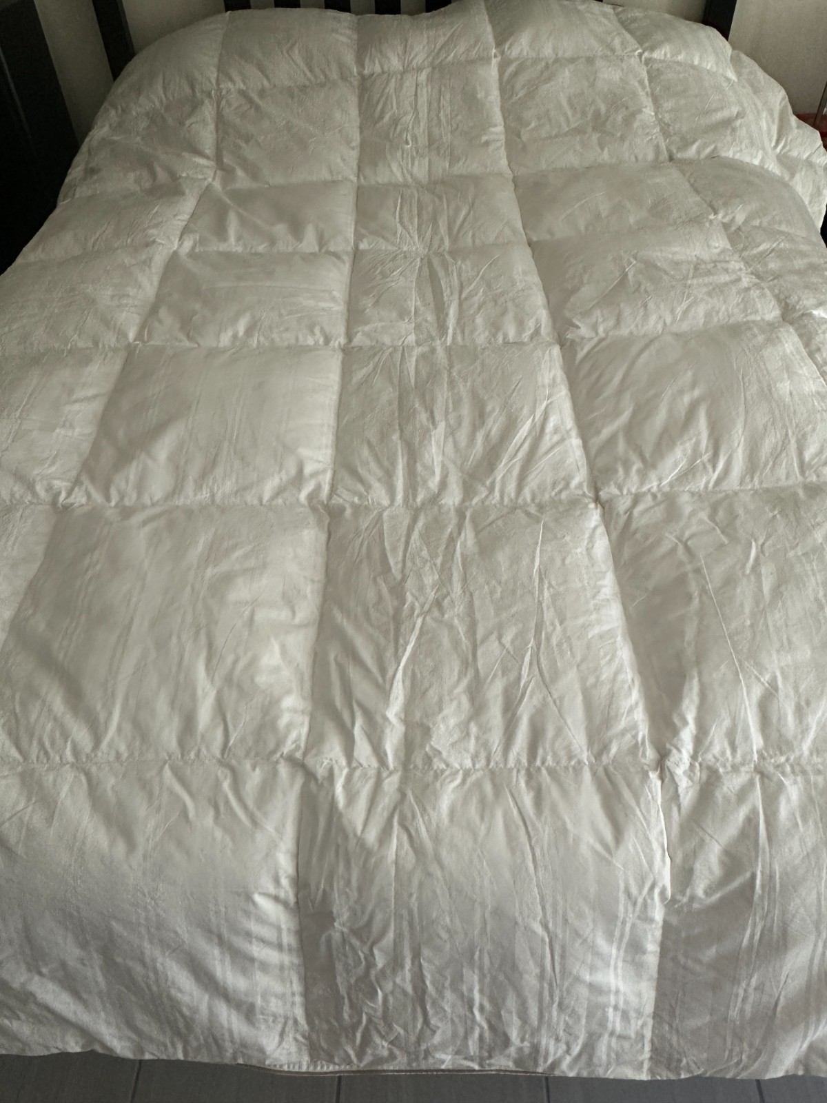 Fieldcrest Queen Duck Down Comforter White Cotton gallery