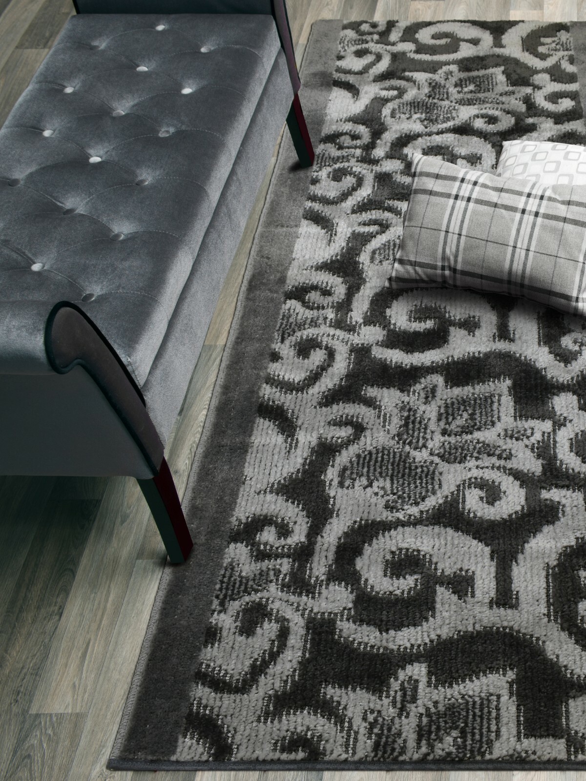 Custom Size Hallway Runner Rug, Slip Resistant, 26 Wide X Your Choice of Length gallery