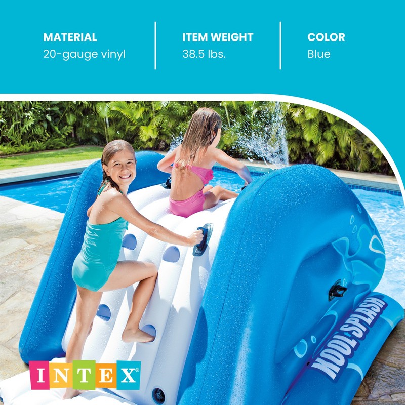 Intex Kool Splash Inflatable Swimming Pool Water Slide Accessory (Open Box) gallery