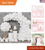 129pcs White Balloons Different Sizes 18 12 10 5 Inch for Garland Arch, Latex... gallery