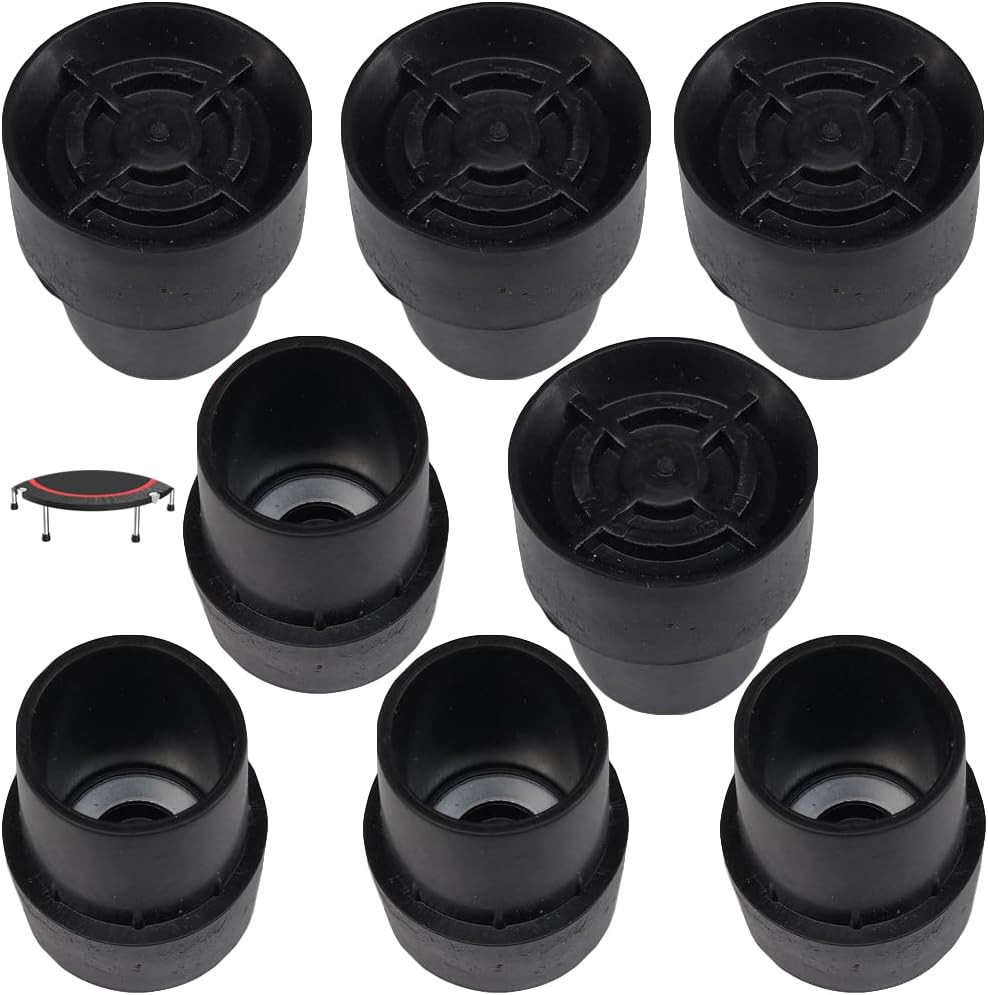 Mini Rebounder Leg Protectors - 8 Pack Rubber Caps for Trampoline Feet gallery