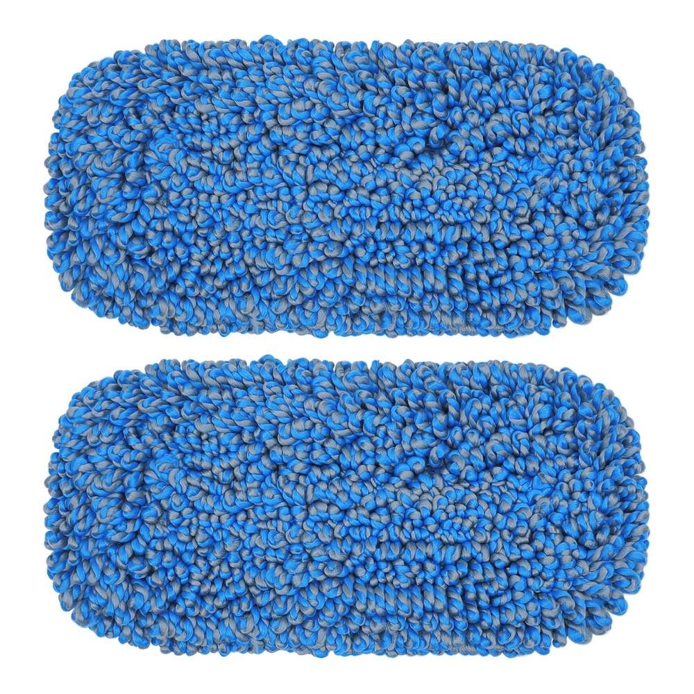 2 Pack Microfiber Mop Replacement Pad For Dry Dusting Wet Mopping dust Mop Asin
