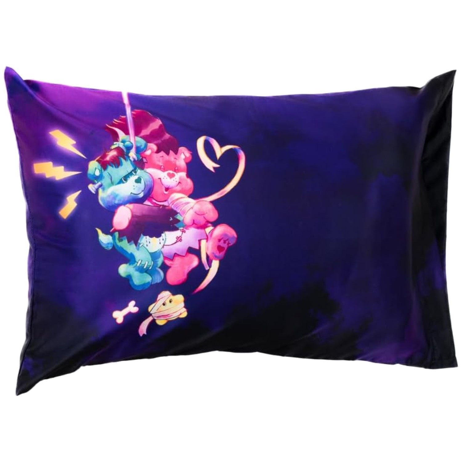 Care Bears x Universal Monsters Satin Pillowcase - 20x30, Reversible for Beau... gallery