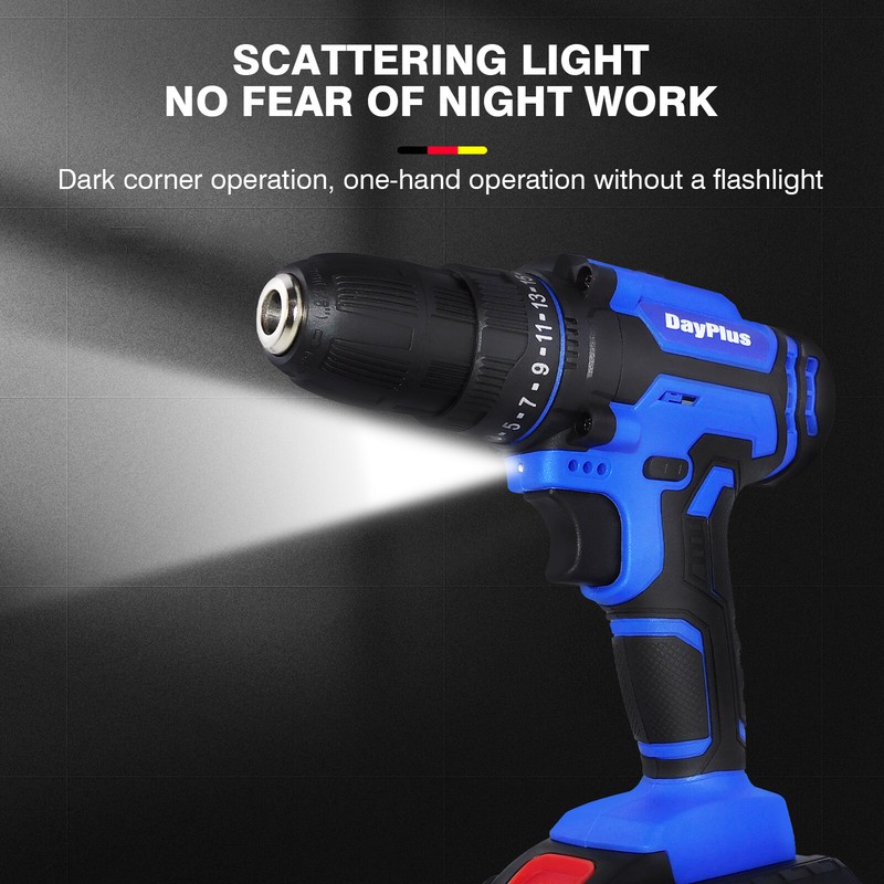21-Volt drill 2 Speed Electric Cordless Drill/Driver Screwdriver Bits Set -Cheap gallery