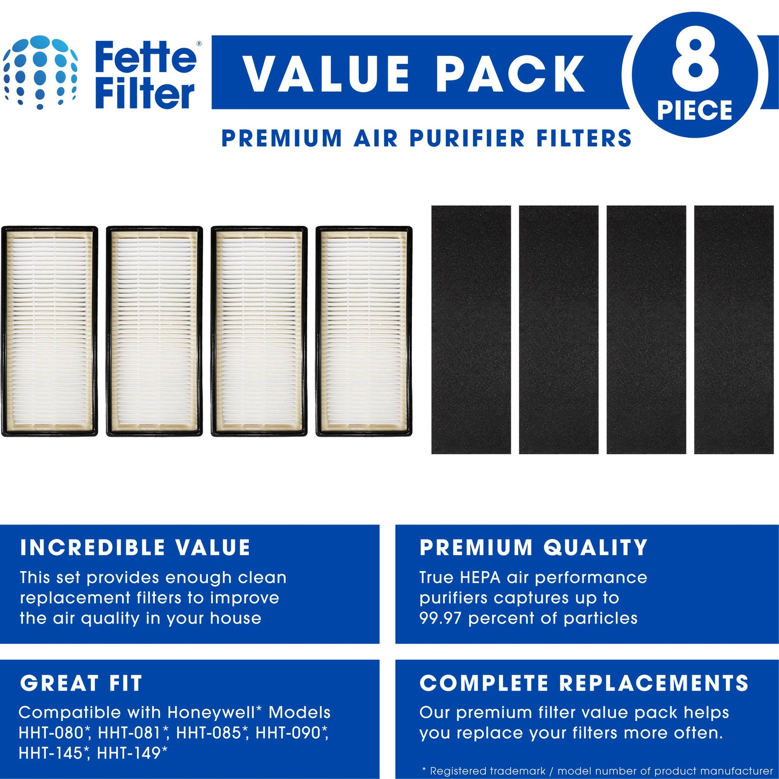 Air Purifier Filter Compatible with Honeywell Filter C Air Purifier Replacement gallery