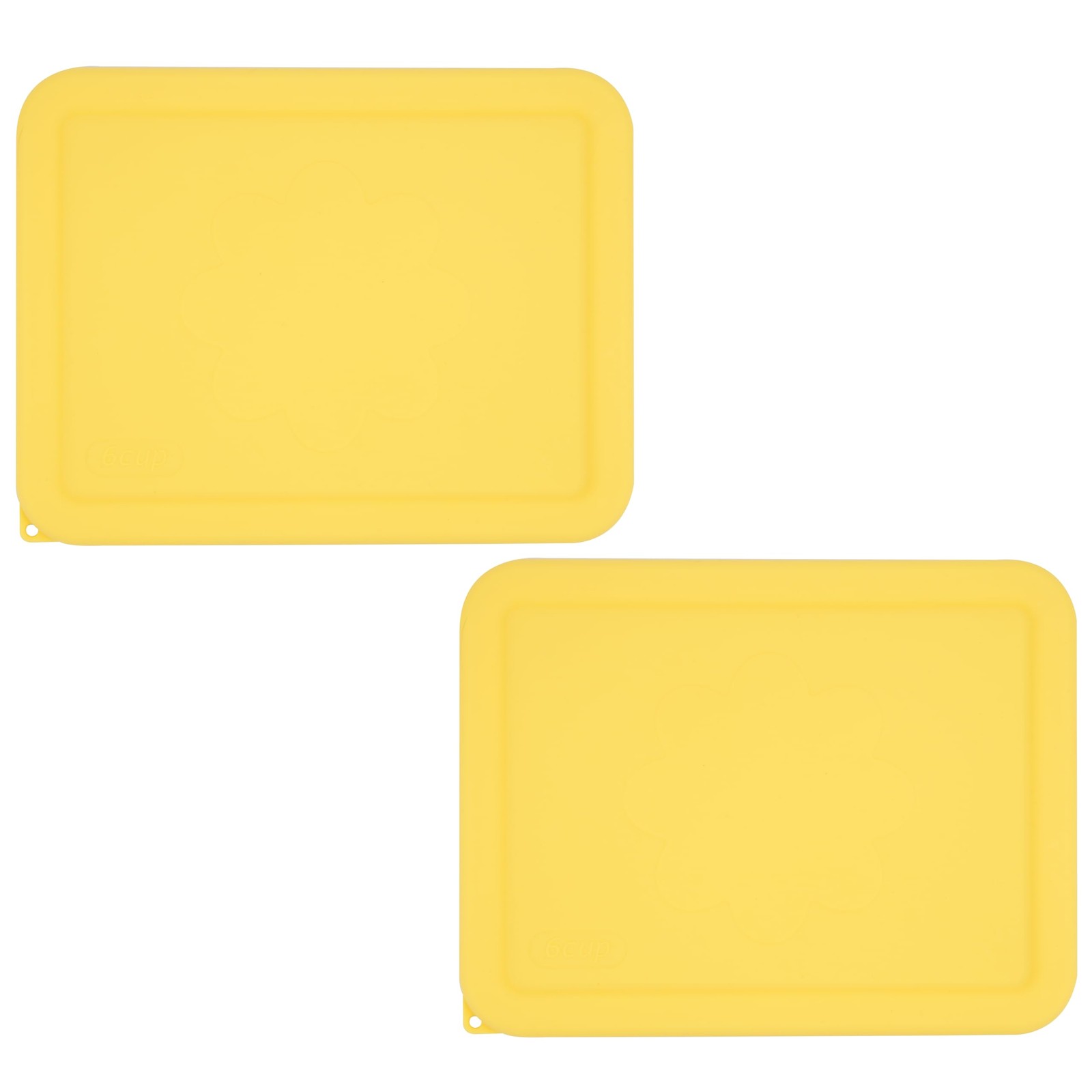 6 Cup Rectangle Silicone Storage Cover Lids Replacement for Pyrex 7211-PC 2 Pack gallery