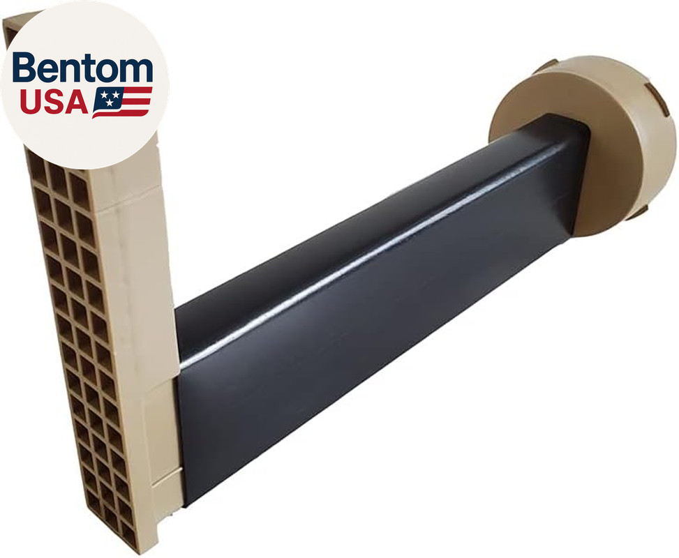 Universal Retaining Wall Block Drain 3-Pack (Tan)