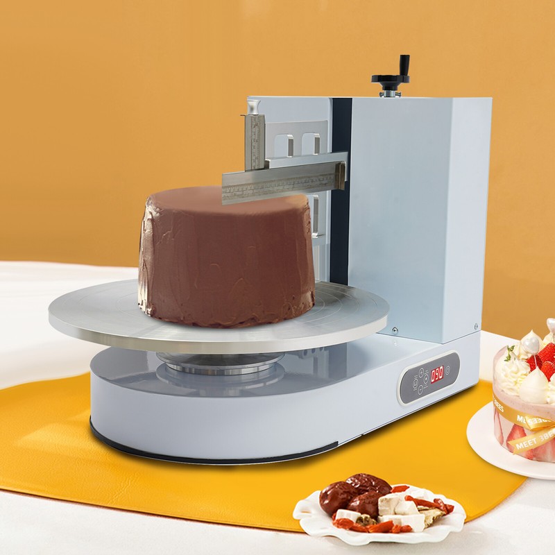 4-16" Cake Decorating Coating Machine Butter Coating Smoothing Scraping Machine gallery
