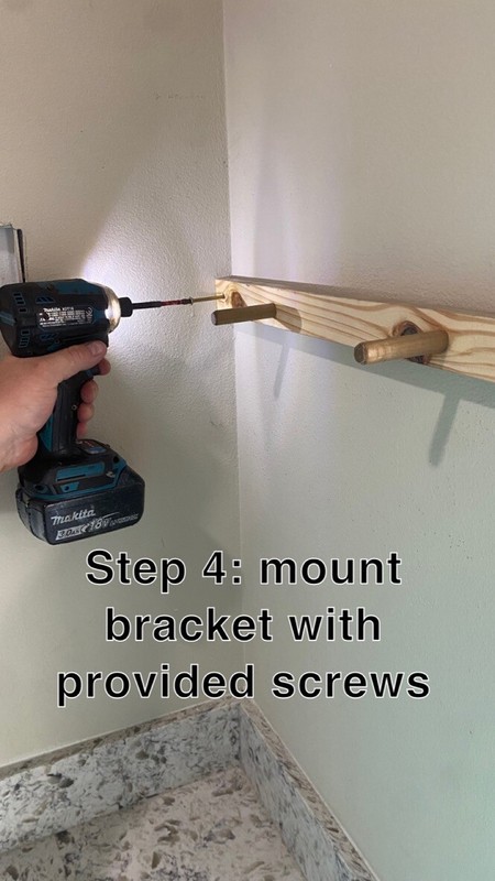 EASY install floating shelves solid wood handmade 4 colors screws & bit provided gallery