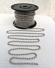 Roller Shade replacement chain 4.5mm Stainless Steel Ball Bead #10 + connectors