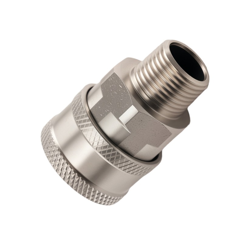 3/8" NPT Quick Connect Adapter Kit Pressure Washer Coupler Stainless Steel gallery