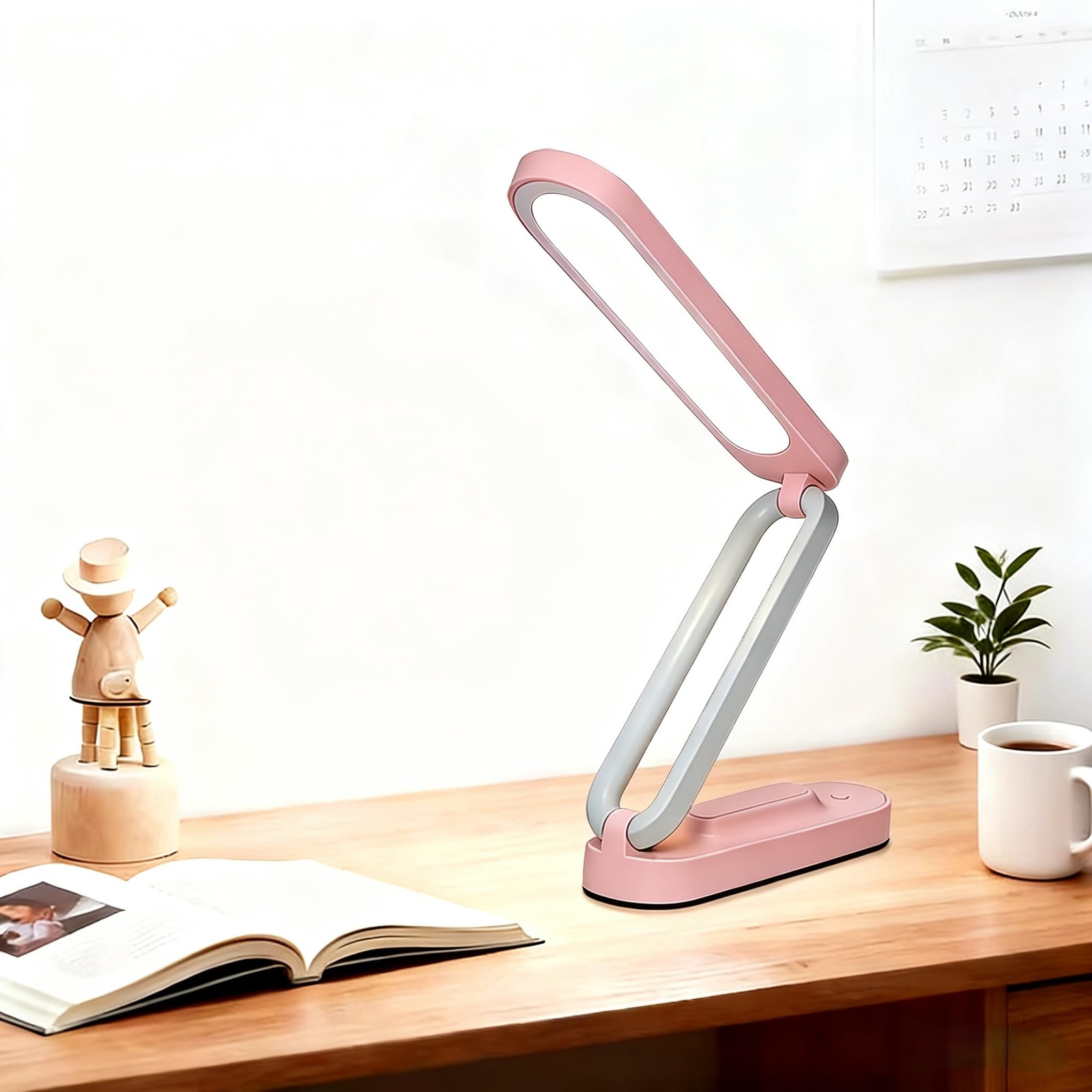 Rechargeable LED Desk Lamp, Foldable Portable Table Light with 3 Brightness L... gallery