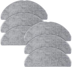 VIEWALL 6 Pack Microfiber Mop Cloths Compatible with Roborock Q7 M5 / Q7 M5+ / Q