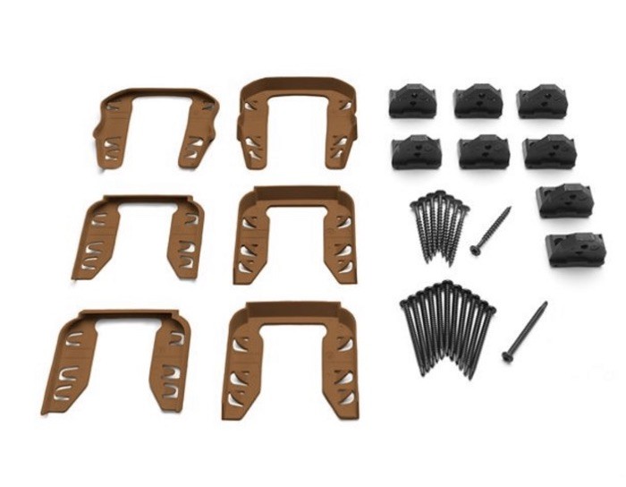Trex Transcend Brown STAIR Accessory Kit Mounting Hardware Color: Tree House gallery
