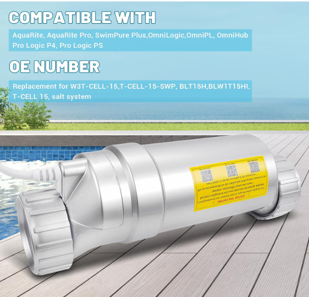 T-15 Salt Cell Replacement for Hayward BLT15H W3T-CELL-15 40000 Gal Turbo Cell gallery