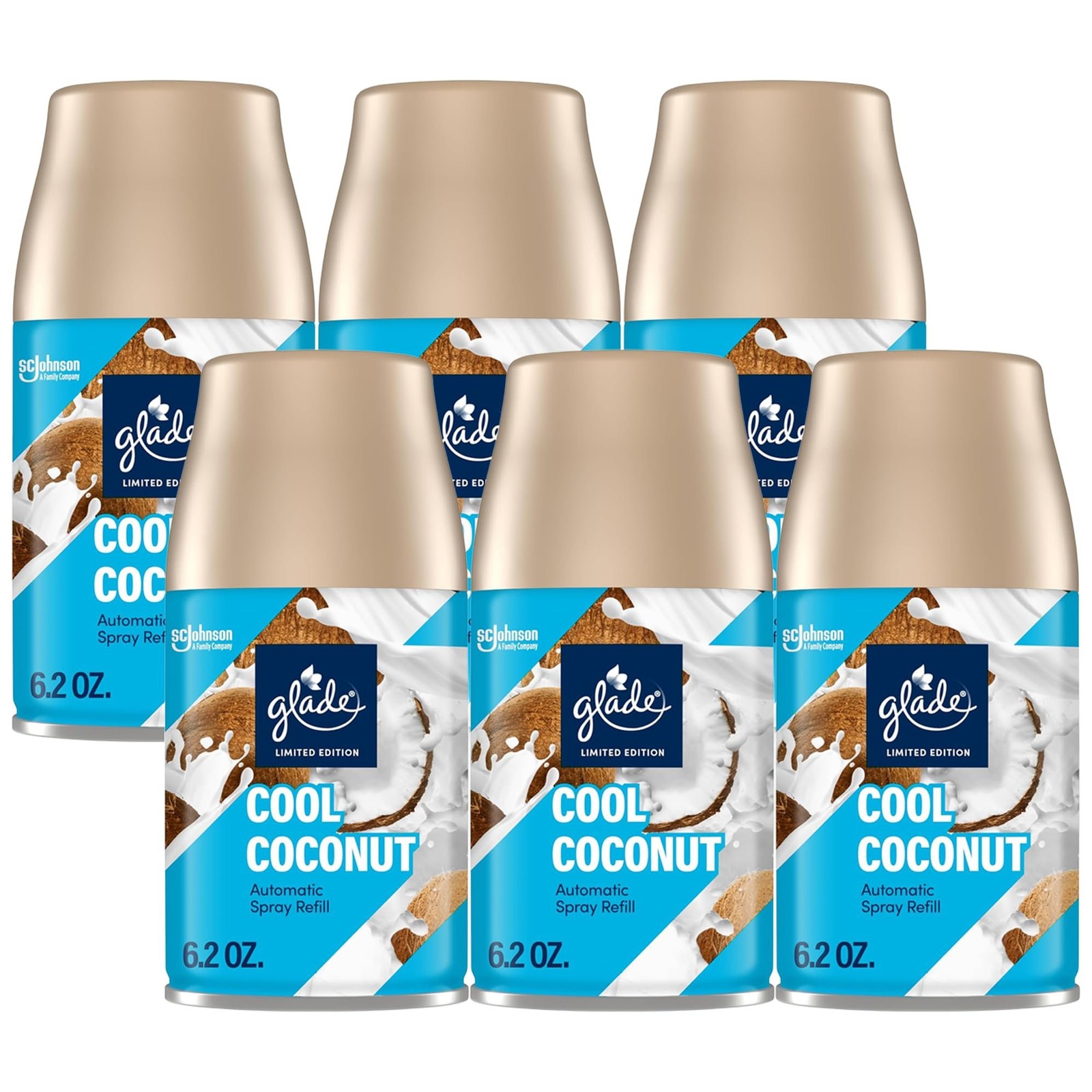 Glade Automatic Spray Refill, Cool Coconut, Scented Air Freshener for Home... gallery