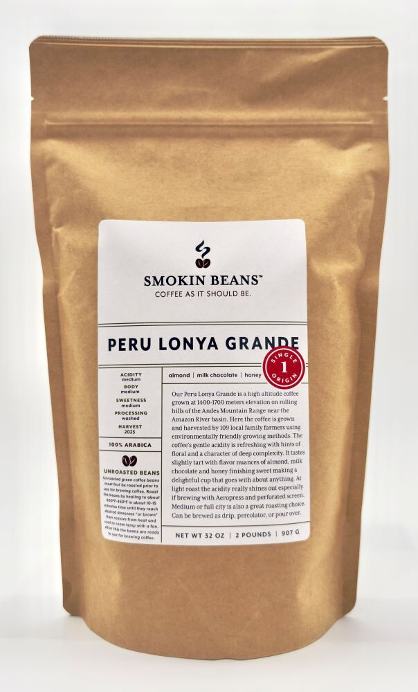 2lb/40lb - Peruvian – Specialty Grade – Premium Unroasted Green Coffee Beans gallery
