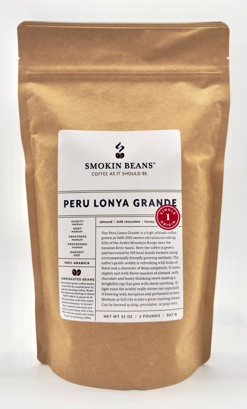 2lb/40lb - Peruvian – Specialty Grade – Premium Unroasted Green Coffee Beans gallery