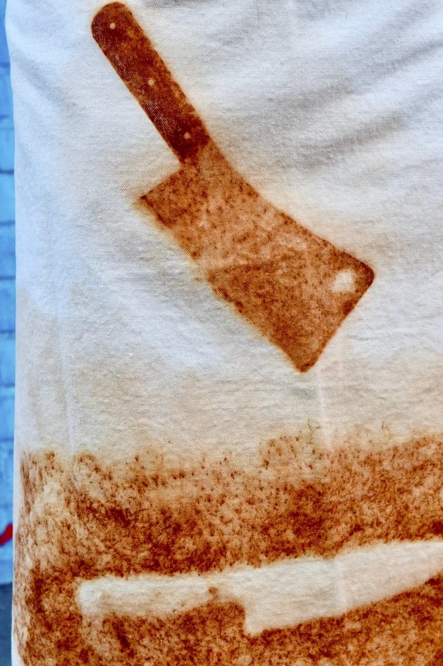 Hand Rust Dyed Long Apron 100% Organic Cotton Natural Dye Unisex Handmade gallery