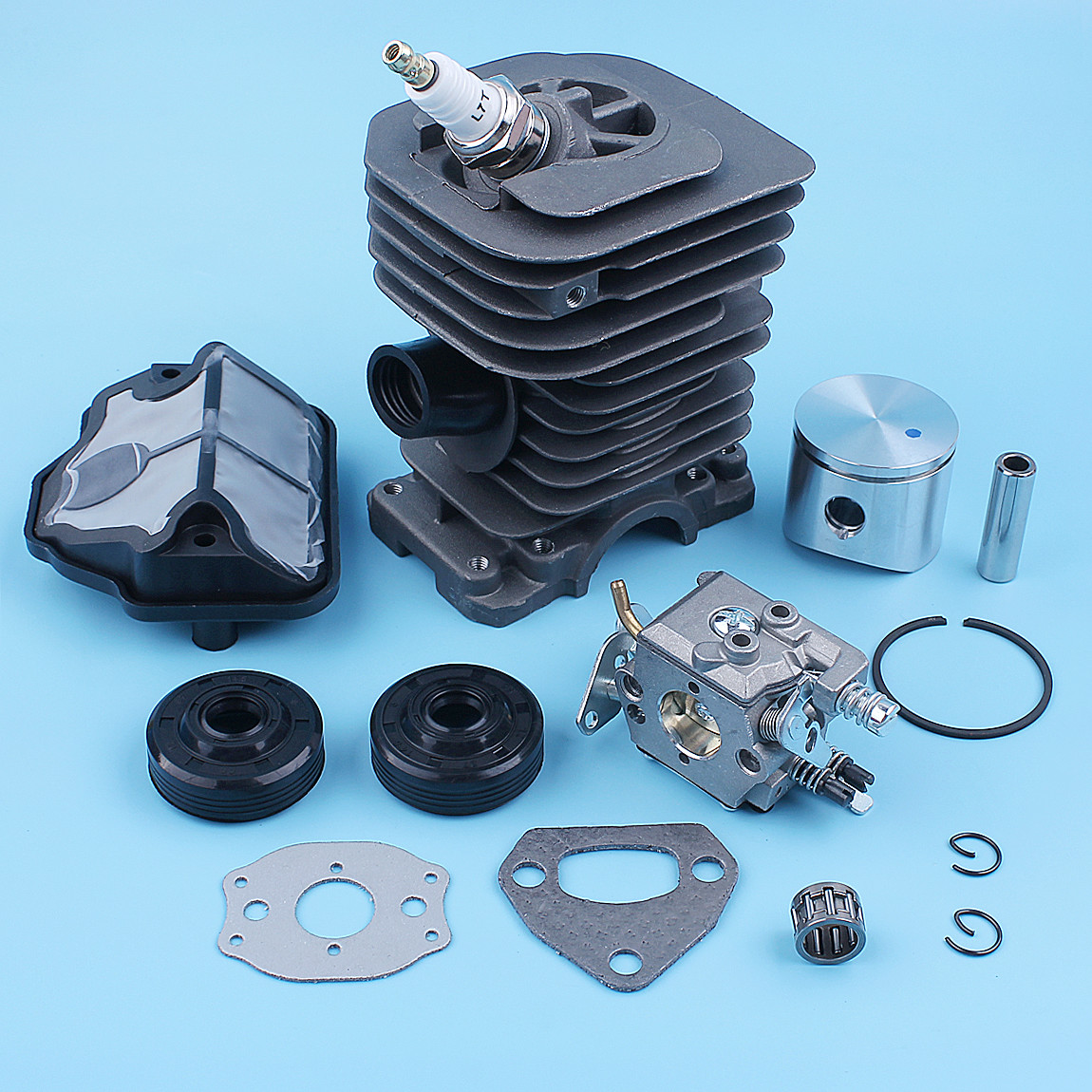 40mm Cylinder Piston Carburetor Kit For Husqvarna 142 141 137 136 41 Chainsaw gallery