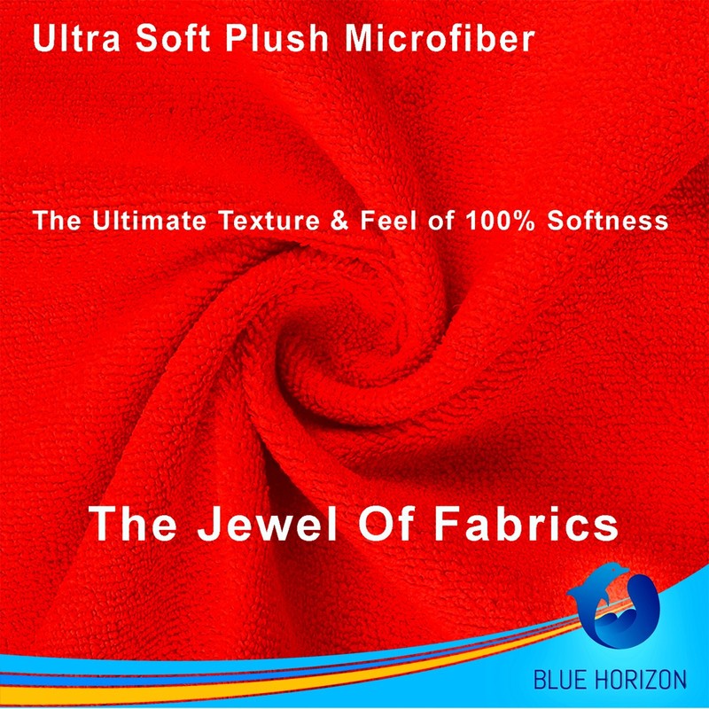 Microfiber Cleaning Cloths 36-Pack 16x16 inch Wash Towels 3 Dozen Car Rags Red gallery