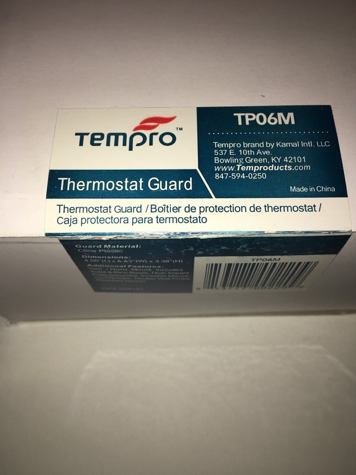 Tempro Part No. TP06M Thermostat Guard Steel Enclosure w/Lock & Key gallery