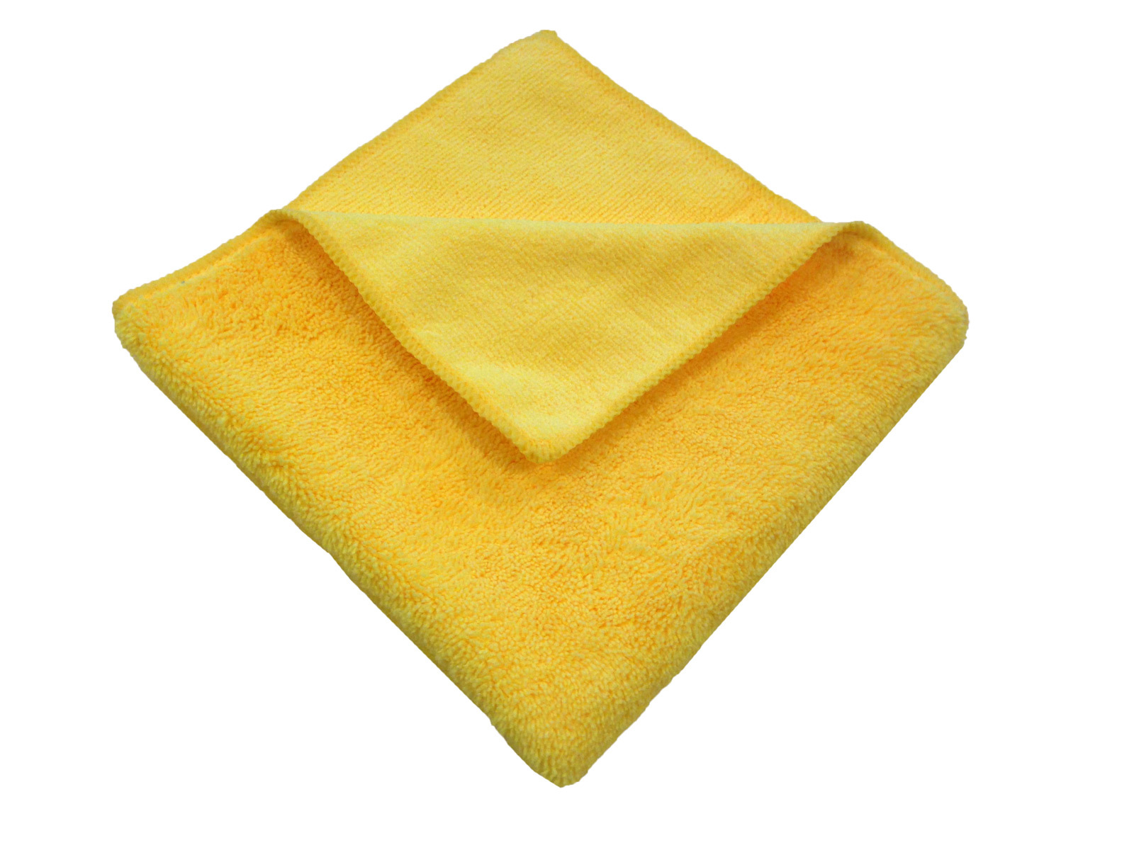 120 Case Microfiber 16"x16" Cleaning/Detailing Cloths EXTRA PLUSH 400GSM Yellow gallery