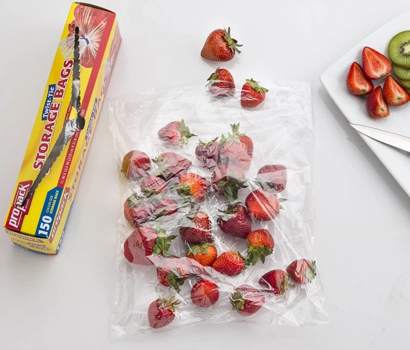 Disposable Plastic Storage Bags With Original Twist Tie, 1 Gallon Size, 600 Bags gallery