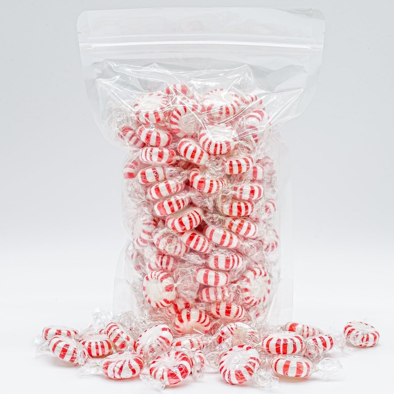 STARLIGHT Peppermint Candy 1 lb Bulk - Refreshing Mints, 84 Individually Wrapped gallery