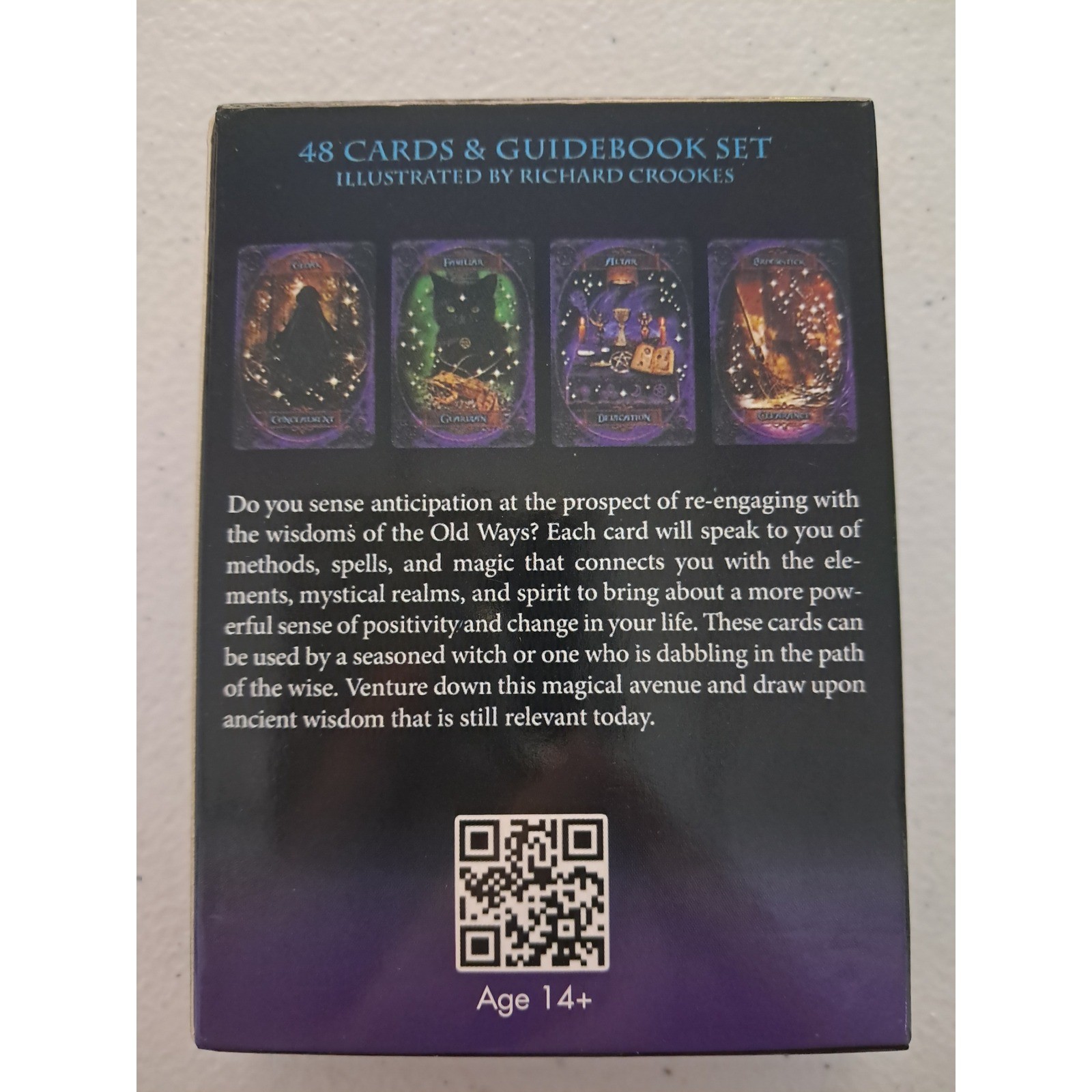 Witches Wisdom Oracle Cards 48 Card Deck and Guidebook Set Richard Crookes Art gallery