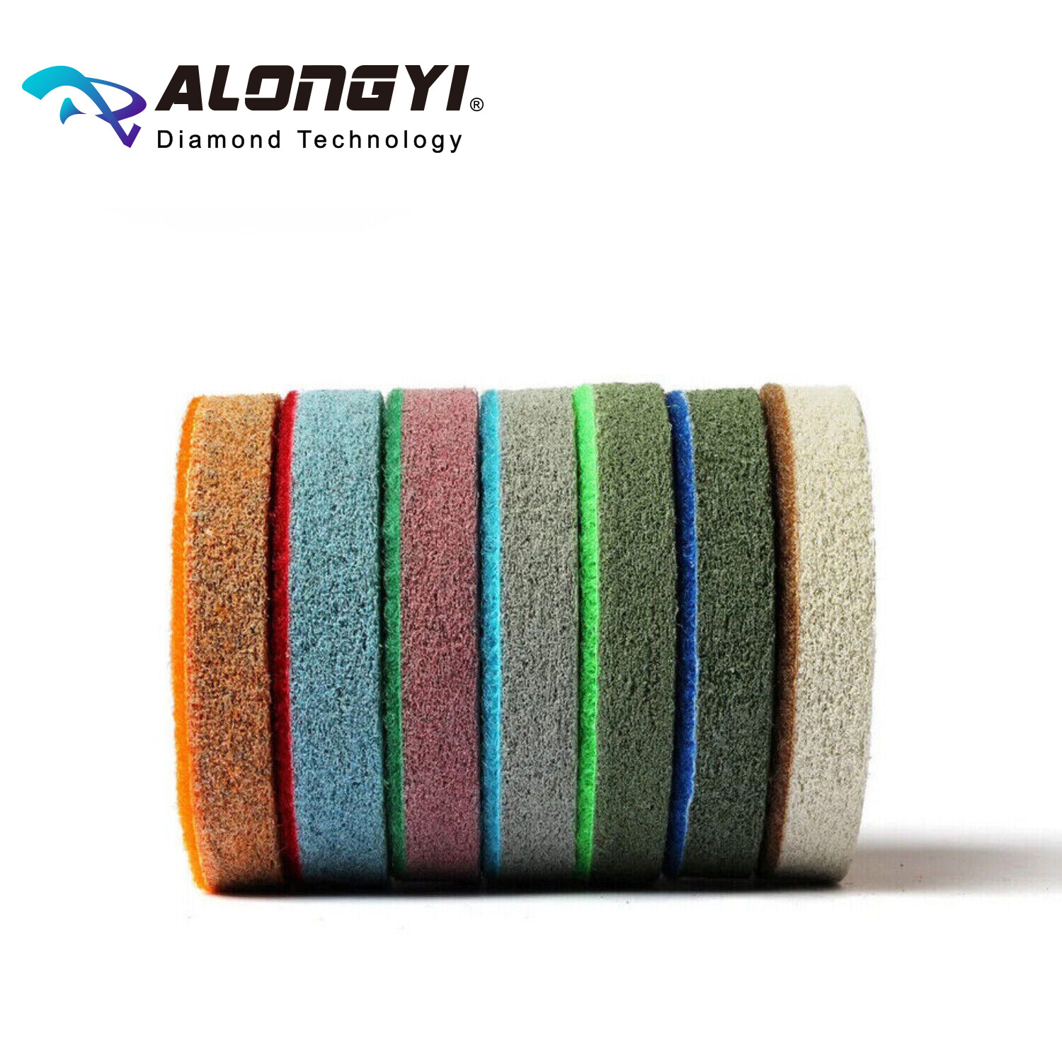 3" 7PCS Diamond Sponge Polishing Pad Kit 79mm Buffing Disc Wet Use gallery