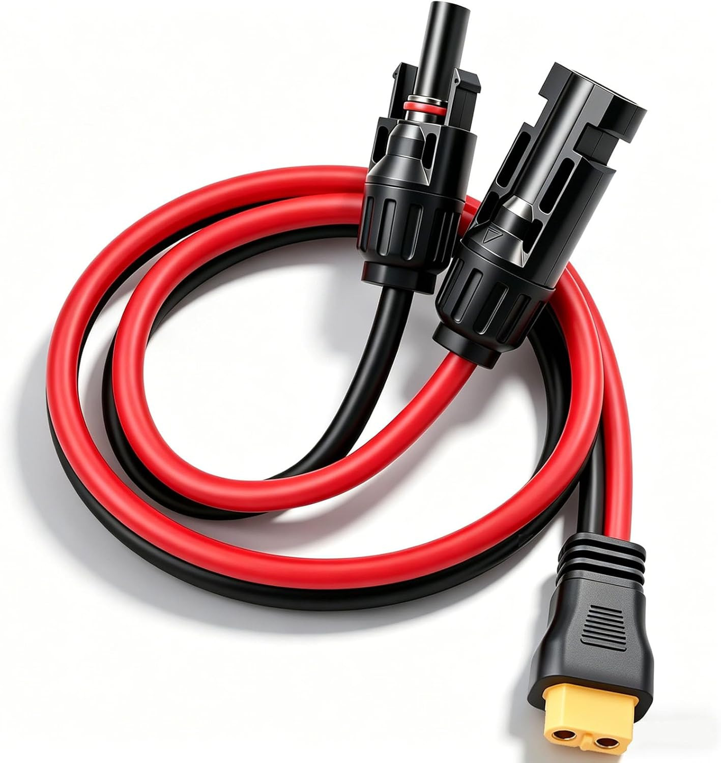 2FT Solar Panel Cable for Ecoflow 10AWG, Compatible with MC-4 to XT60 Plug Solar gallery