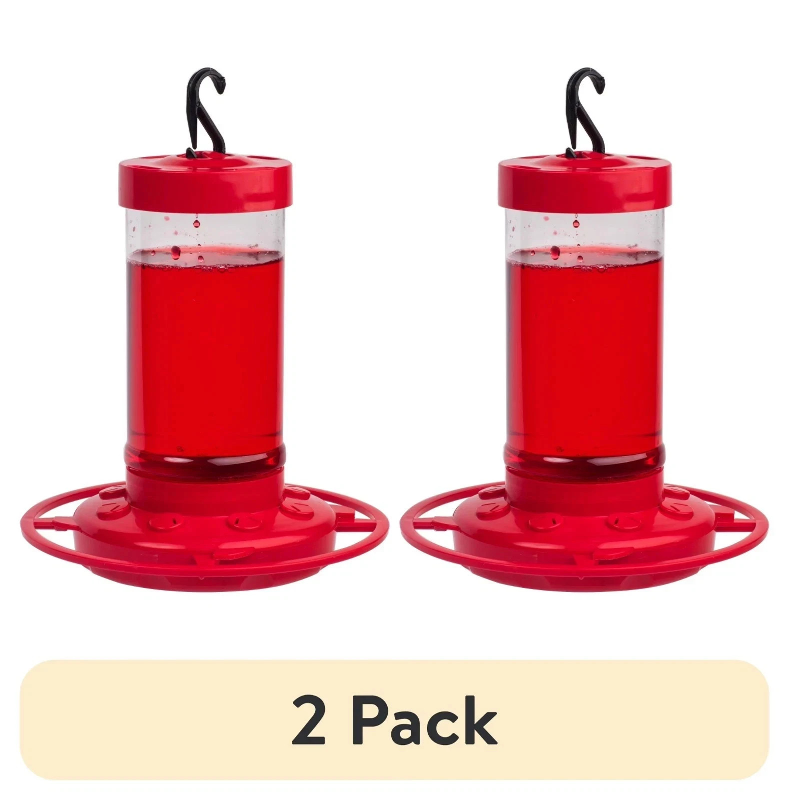 2 pack First Nature Hummingbird Feeder, 16 oz, Red, Plastic gallery