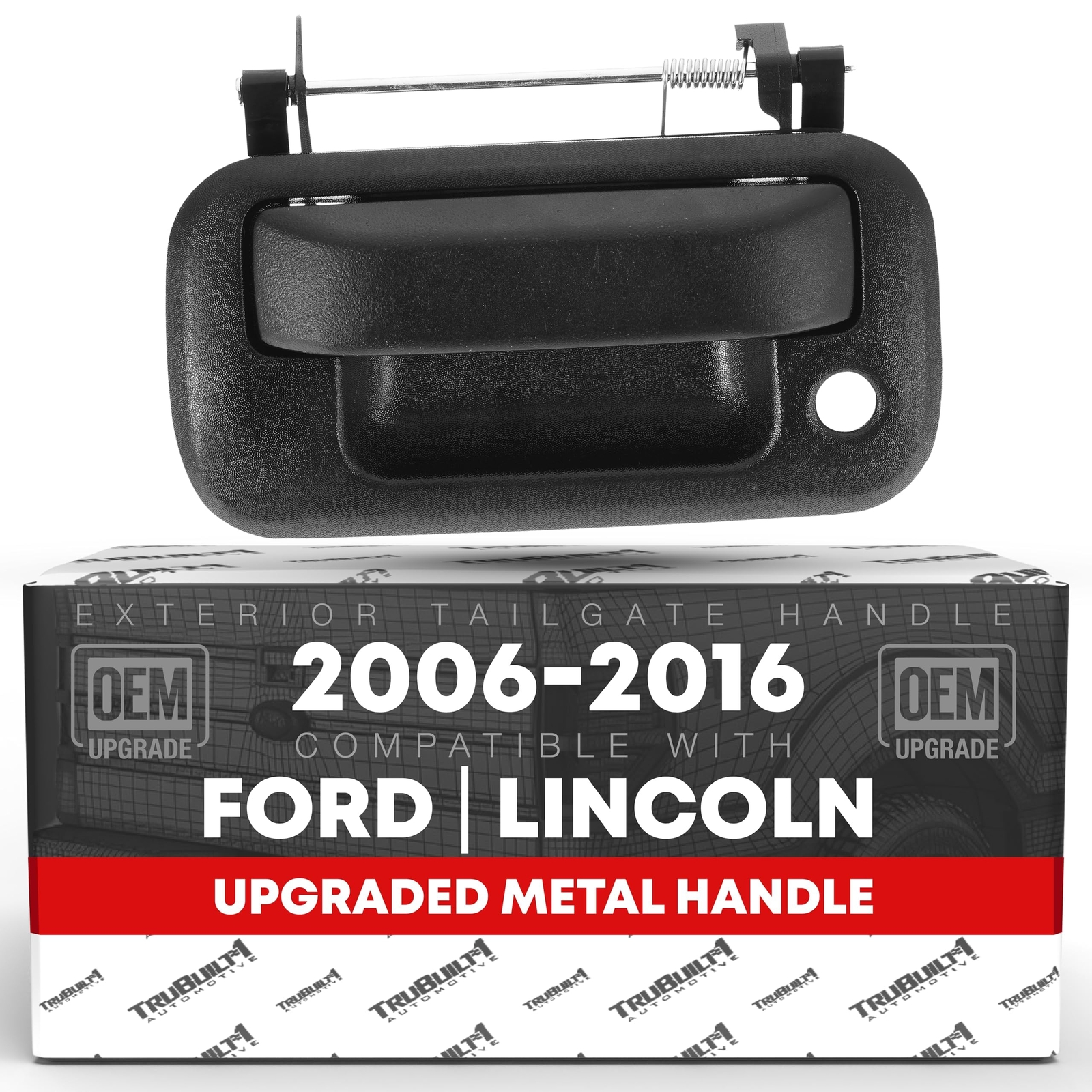 Tailgate Handle- Upgraded Metal w/Keyhole - Compatible with 2004-2016 Ford F-... gallery