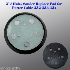 5″ 5 Hole Sander Pad Hook & Loop For Porter Cable 13904 13909 333 334 332