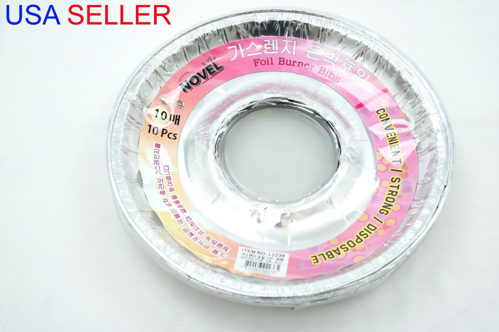 Disposable Round Foil Burner Liners for Gas Stove 8.5" Foil Burner Bibs gallery