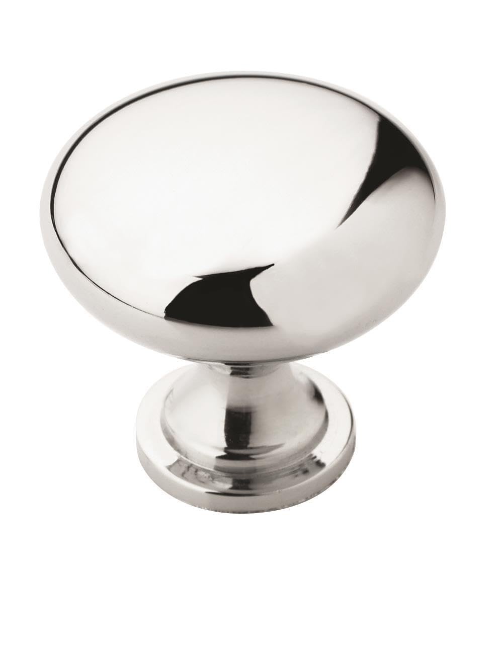 Cabinet Knob | Polished Chrome | 11/4 Inch 32 Mm Diameter | Edona | 25 Pack | gallery