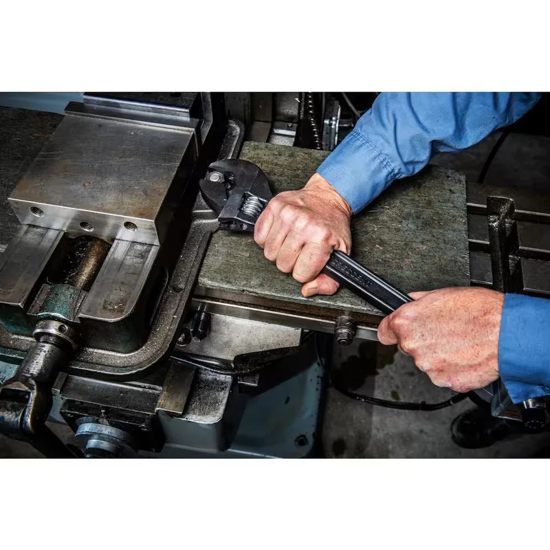 Crescent 18 In Adjustable Wrench Single Open End Tapered Handle Steel Hand Tool gallery